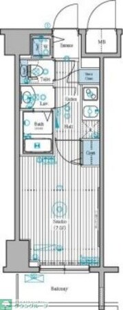 ガーラ・ステーション新宿御苑前の物件間取画像